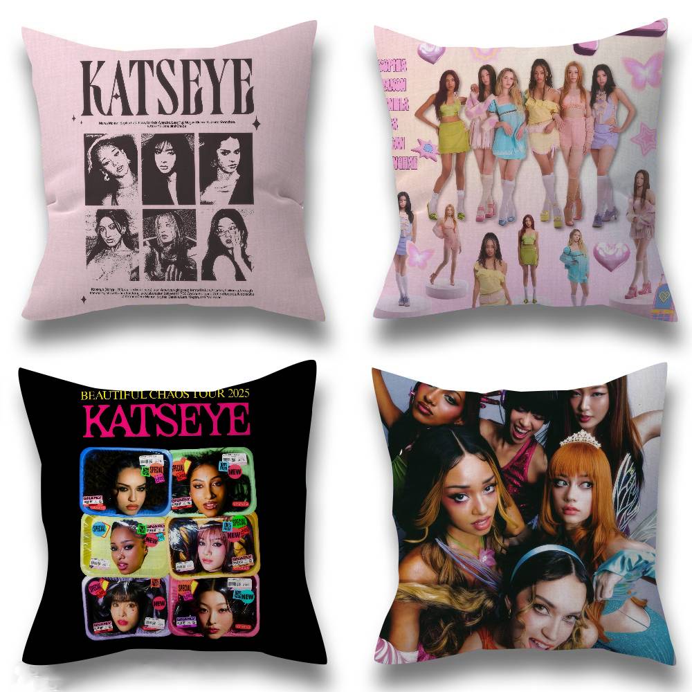 Home.Textiles Cushion - Kpop Hot Girl K-KATSEYE Pillow Cover