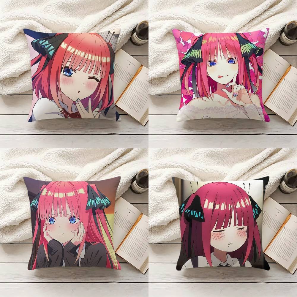 Home.Textiles Cushion - N-Nino N-Nakano Anime Pillow Cover Sofa