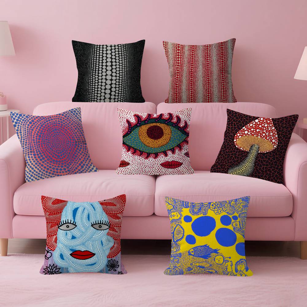 Japanese Yayoi Kusama  Persona - Japanese Home Textiles ulasan dan harga