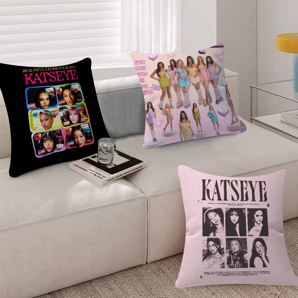 Kpop Hot Girl K-KATSEYE  Pillo - Home.Textiles Cushion ulasan dan harga