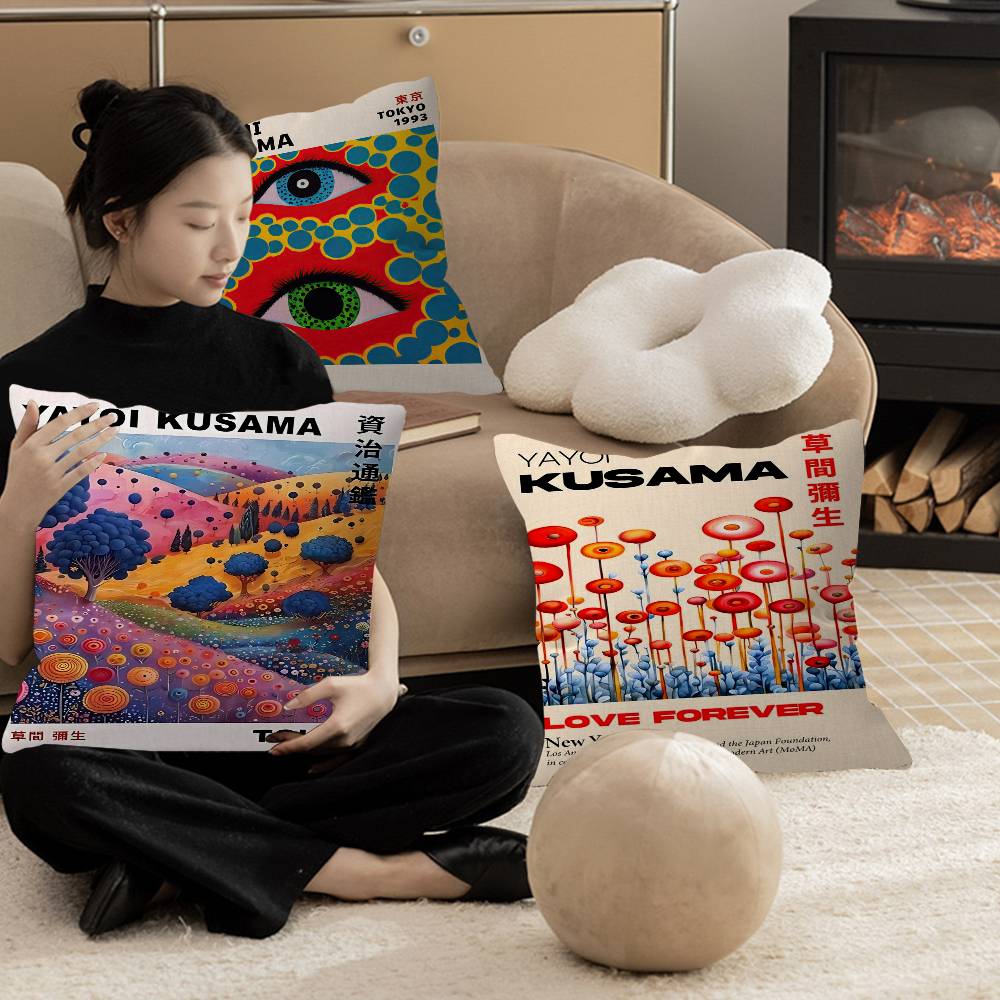 Nordic Japanese Yayoi Kusama I - Japanese Home Textiles ulasan dan harga