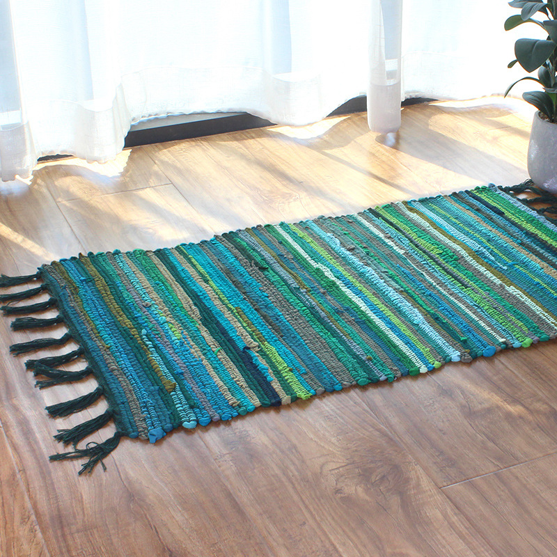 Vintage Wood Print Floor Mats  - Japanese Home Textiles ulasan dan harga