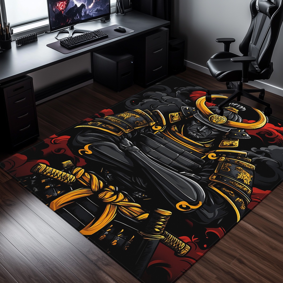 Samurai Armor Warrior Japanese - Japanese Home Textiles ulasan dan harga