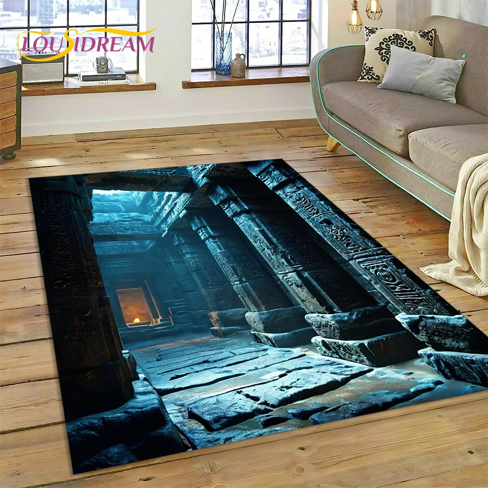 Illusion God's Temple Door Gat - Home Textiles Sale ulasan dan harga