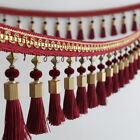 Beads Tassel Fringe Edging Tri - Home.Textiles Cushion ulasan dan harga