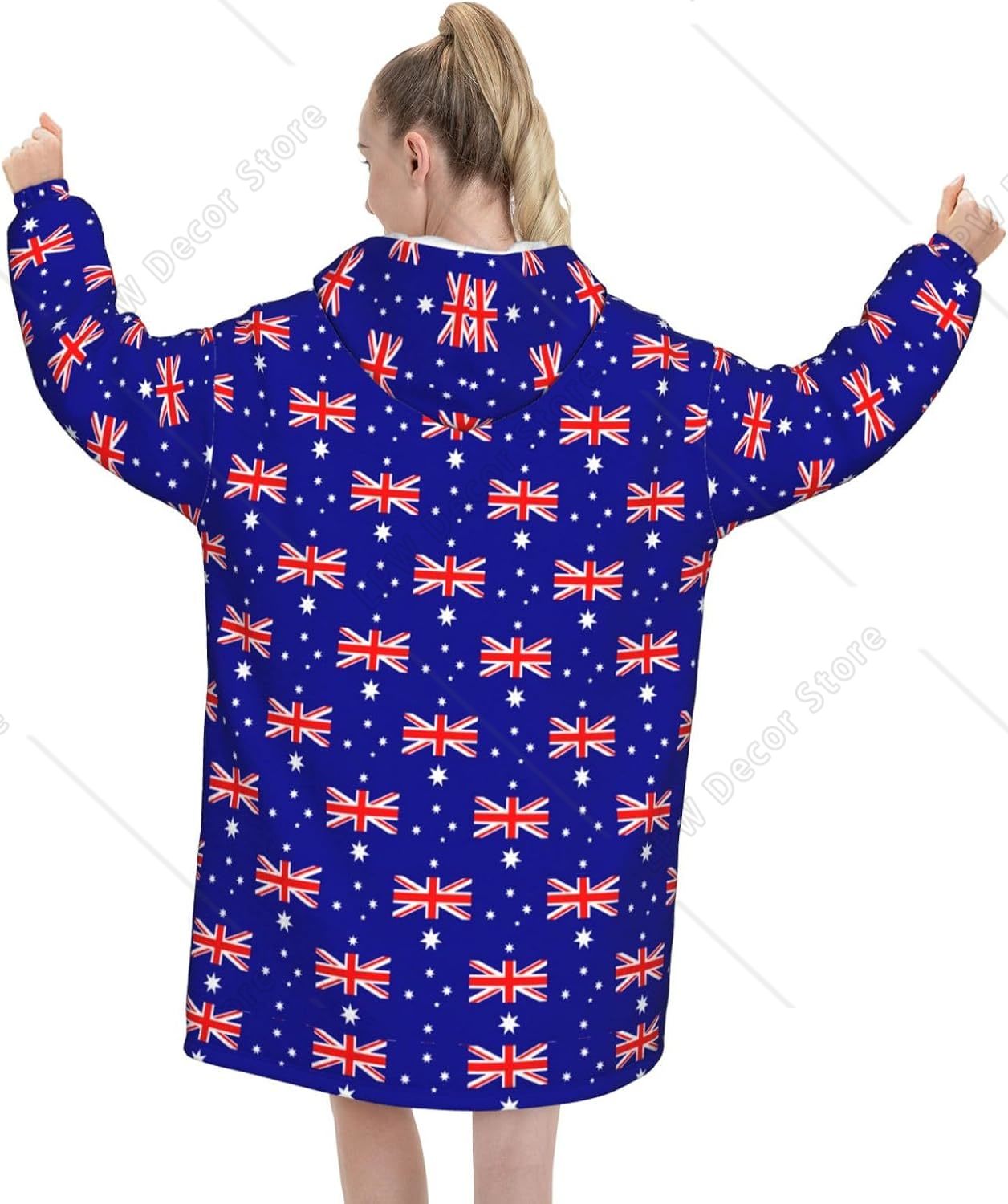 Oversized Flannel Wearable Bla - Home Textiles Australia ulasan dan harga