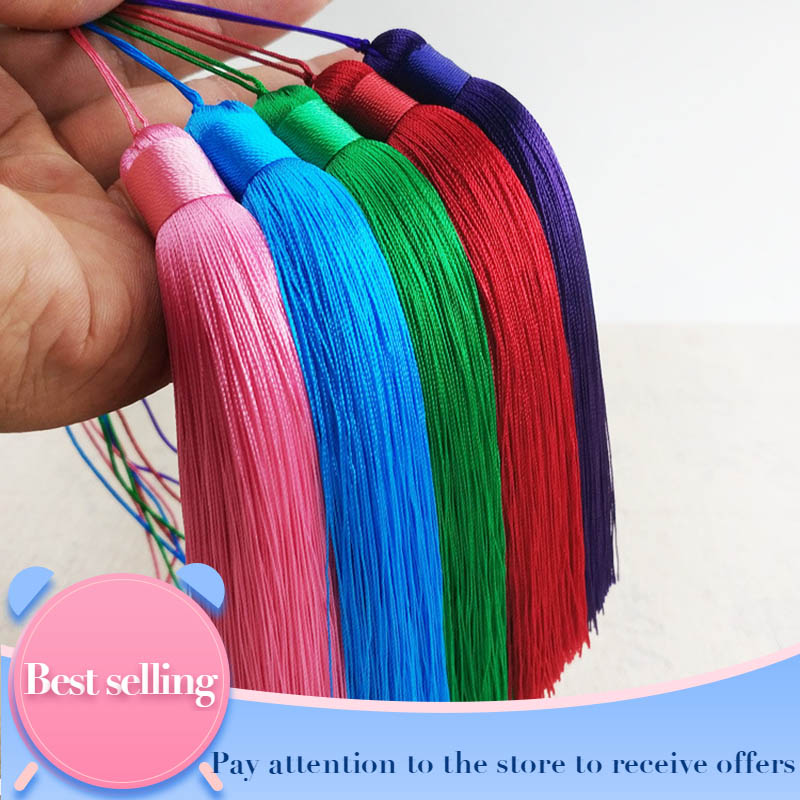 1Pcs 12CM Polyester Silk Beads - Home Ec Textiles ulasan dan harga