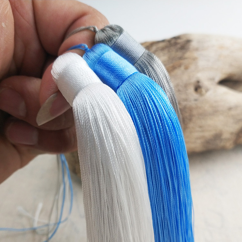 1Pcs 12CM Polyester Silk Beads - Home Ec Textiles ulasan dan harga