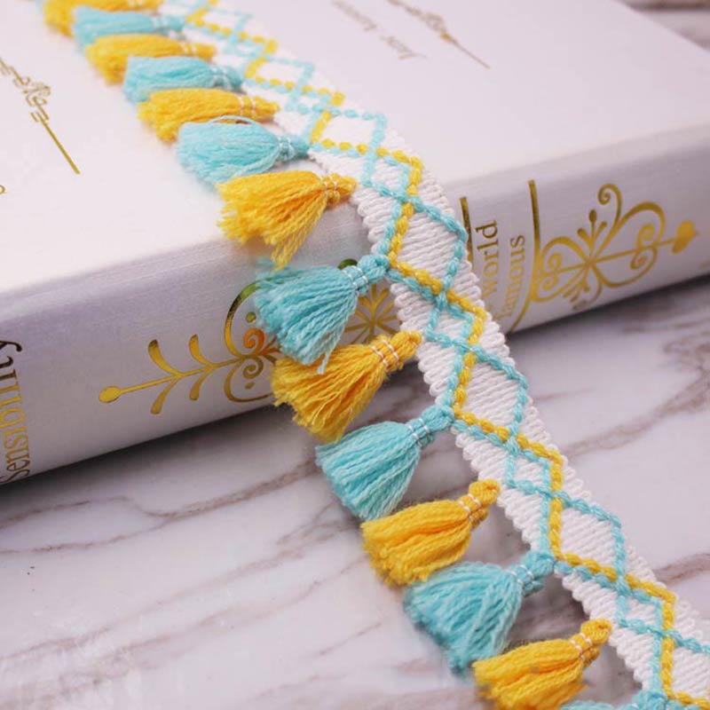 1yard/lot Tassel Fringe trim f - Home Ec Textiles ulasan dan harga