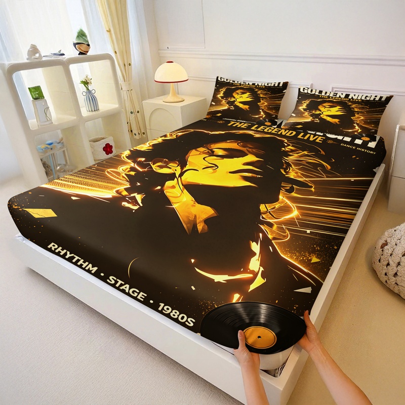 Pop Icon Michael Jackson Fitte - Fitted Sheet Deep ulasan dan harga