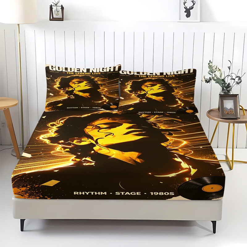 Pop Icon Michael Jackson Fitte - Fitted Sheet Deep ulasan dan harga