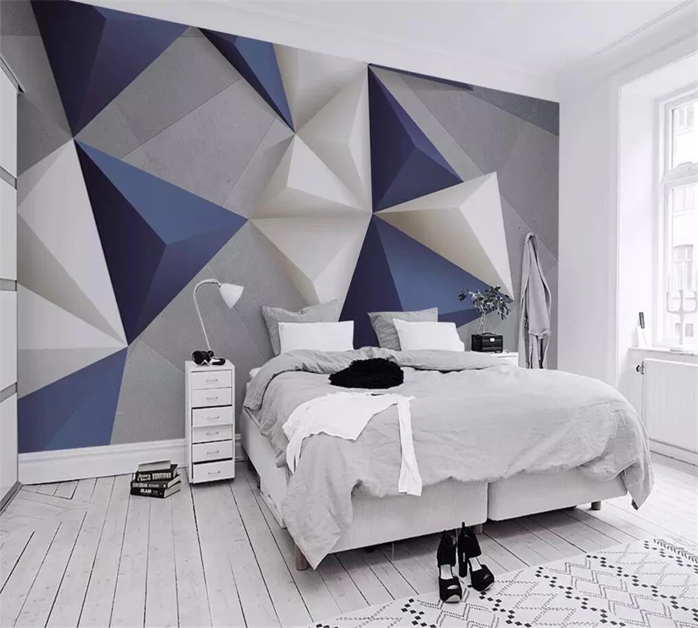 Customized wallpaper 3D photo  - Home Textiles Photos ulasan dan harga