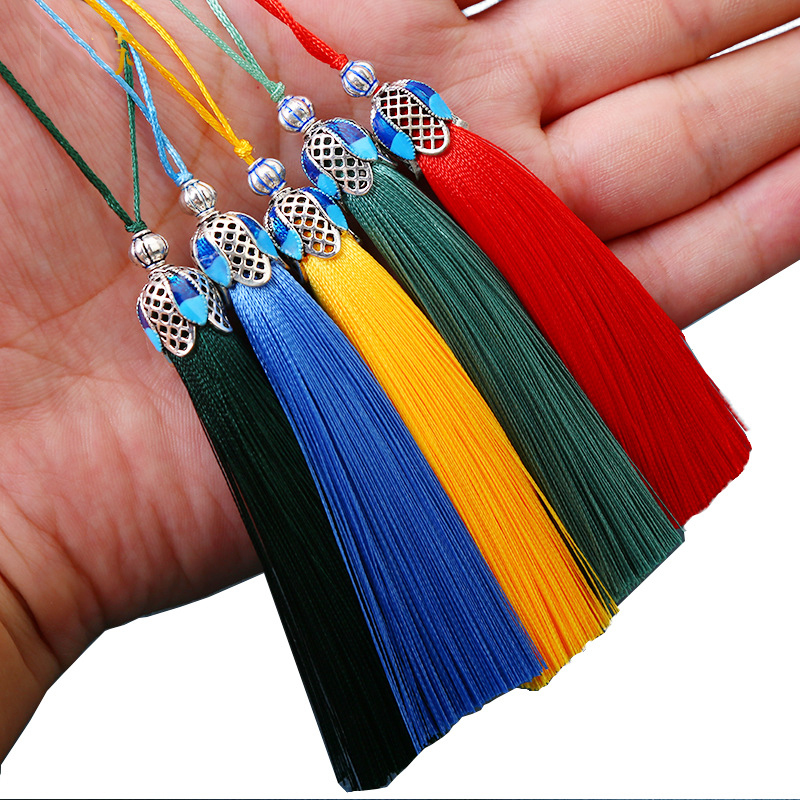 5/10Pcs 8cm Silk Tassel Fringe - Home Ec Textiles ulasan dan harga