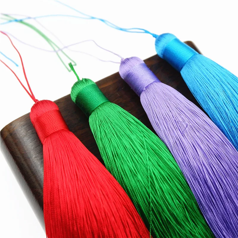 1Pcs 12CM Polyester Tassels wi - Home Ec Textiles ulasan dan harga