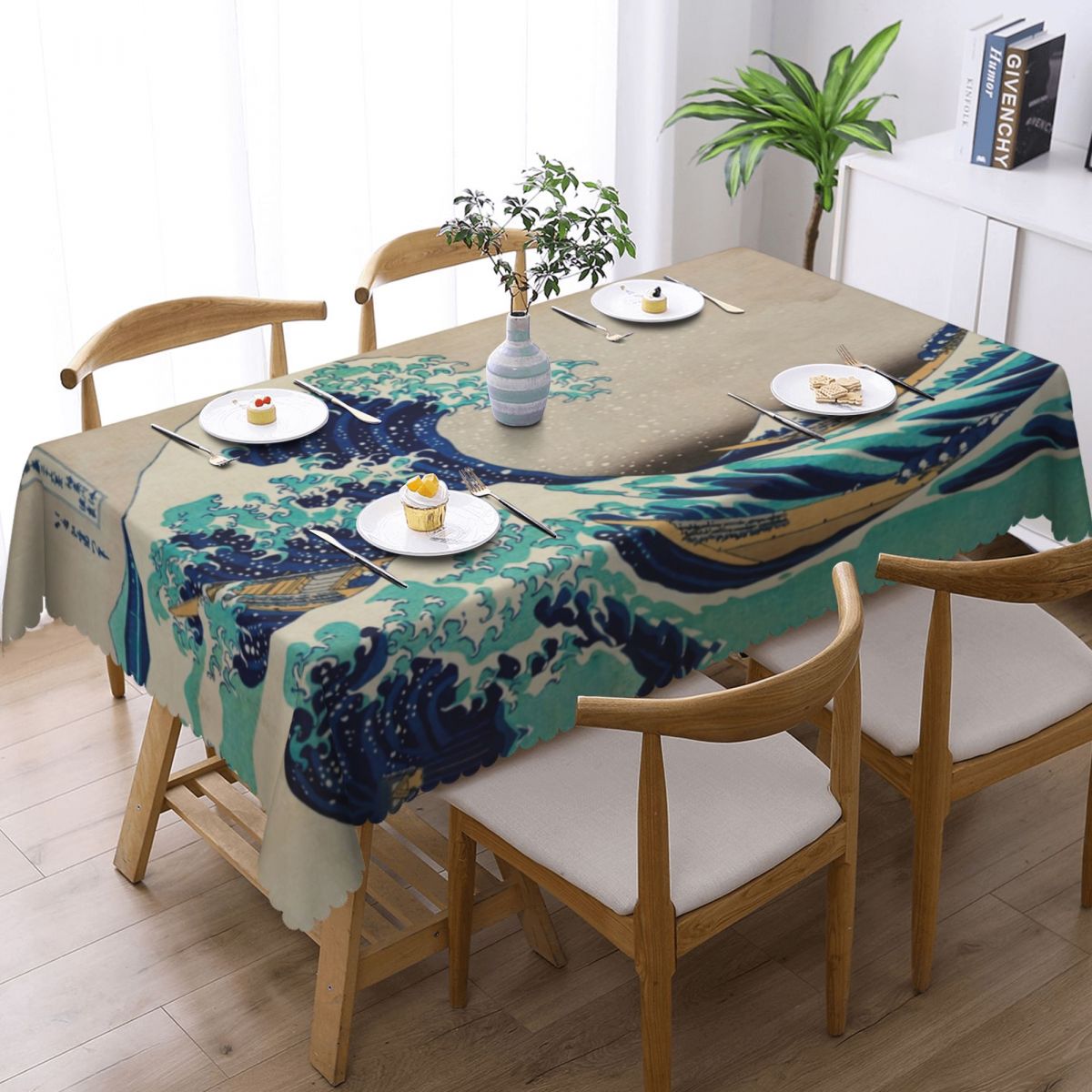 Great Wave Off Kanagawa Vintag - Japanese Home Textiles ulasan dan harga