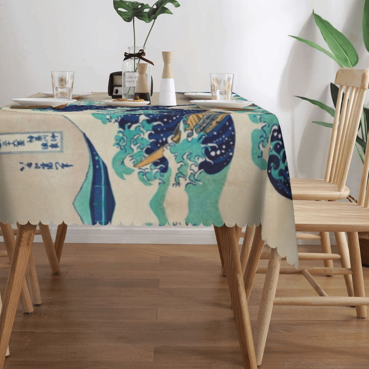 Great Wave Off Kanagawa Vintag - Japanese Home Textiles ulasan dan harga